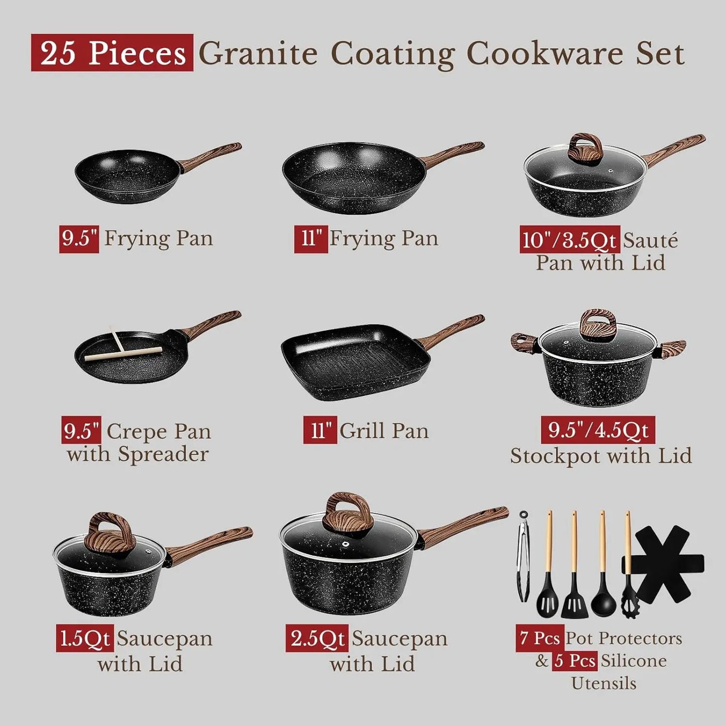 Chic Nonstick Cooking Essentials